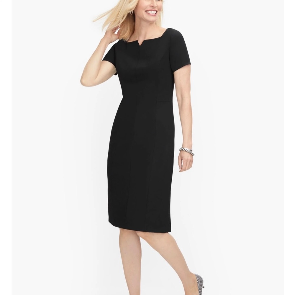 TALBOTS DRESS BLACK SIZE 2 - Picture 1 of 13